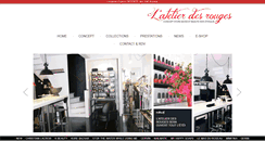 Desktop Screenshot of latelierdesrouges.com