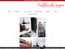 Tablet Screenshot of latelierdesrouges.com
